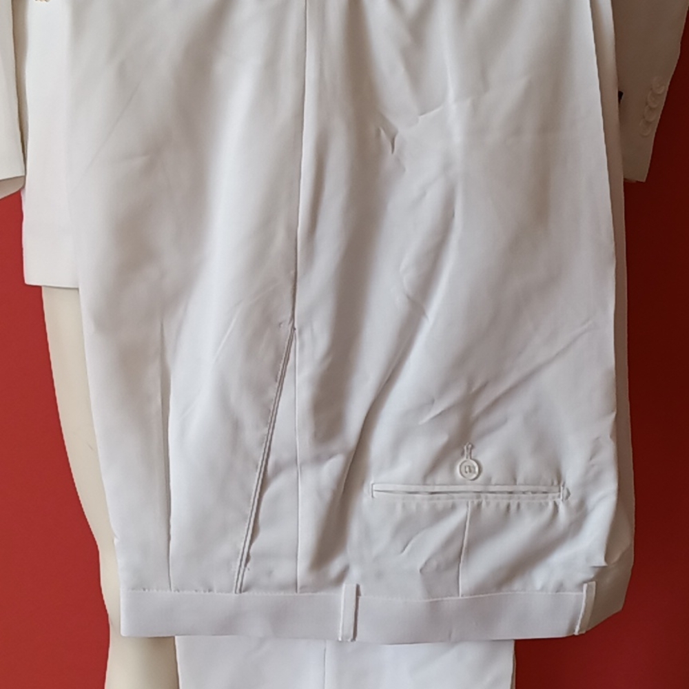 Riccardo Fazzi linen,3 button suit sz 44reg pants4 - Picture 12 of 12